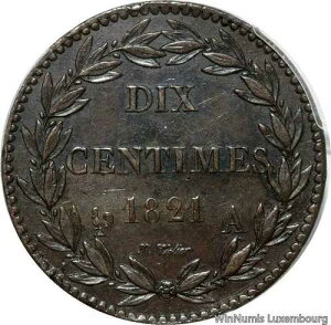 TT0025 ���A 10 �T���^�C�� ���C 18 �� �G�b�T�C 1821 A �p�� �e�B�I���G PCGS AU55-