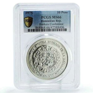 �h�~�j�J���a�� 10�y�\ �o���J�[�Y�J���t�@�����X MS66 PCGS ��� 1975�N