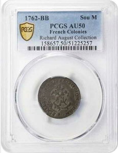 1762-BB �t�����X�A���n Sou Marque 24 �f�j�[�� PCGS AU50 �t�����X�A���n