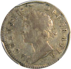 �C�M���X �W�F�[���Y2�� 1685�N ��� 3�y���X 3D PCGS VF45 (08-9)