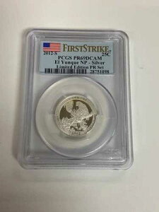 2012-S 25�Z���g �������� �V���o�[�N�H�[�^�[ ����� PR�Z�b�g x5 PCGS PR69DCAM