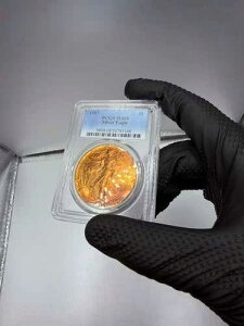 �����X�^�[�S�[���h�J���[�g�i�[ - 1987�N 1�h�� �V���o�[�C�[�O�� | PCGS MS68 WOW - eBay�ōō�