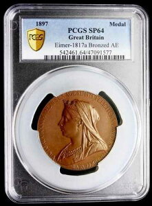 1897�N �C�M���X ���B�N�g���A�u�����YAE���_�� �A�C�}�[ 1817a; BHM-3506 PCGS SP64
