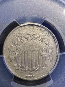 1867�N 5�Z���g ���C�Y ���o�e�B PCGS VF 35