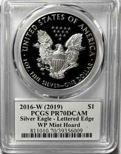 2016 �V���o�[�C�[�O�� PCGS PR70 �������� CELEVLAND- MERCANTI �f�U�C�� �A�C�e�� # NHA