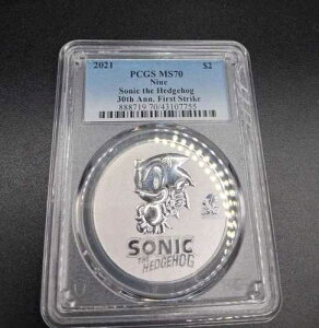 2021�N �j�E�G 1�I���X �V���o�[ �\�j�b�N�E�U�E�w�b�W�z�b�O 30���N�L�O PCGS MS70 �Z�K .999 FS