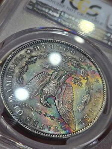 1890�N P �����K�� �_���[ PCGS ���� ���ɔ������g�[�� ���� �I�[���h ���C�g �N���[�j���O�ς�