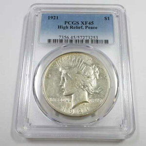 1921�N P PCGS XF45 - �����������s�[�X�_���[ 1�h���č��R�C�� #57117A
