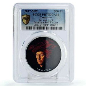 �J�����[�� 500�t���� �����E�t�@���E�G�C�N �}���E���b�h�E�^�[�o���E�A�[�g PR70 PCGS ��� 2017�N