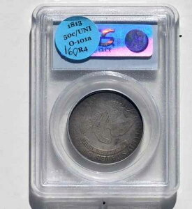 1813�N 50�Z���g UNI VG08 ���ȃn�[�t�h�� �V���o�[ PCGS VGO8 VG8 �R�C�� US O-101A