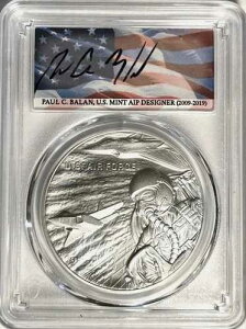2022 S �V���o�[���_�� PCGS �o�����X 1�I���X ���[�|�b�v US AIR FORCE MS70 �i�C�X -�A�C�e���ԍ� NER