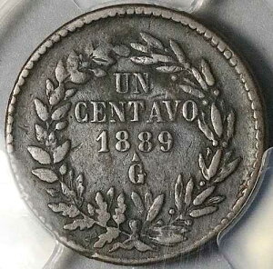 1889-Ga/Mo PCGS VF 25 ���L�V�R 1�Z���^�{ ���A �O�A�_���n�� �R�C�� POP 1/0 (26020102C)