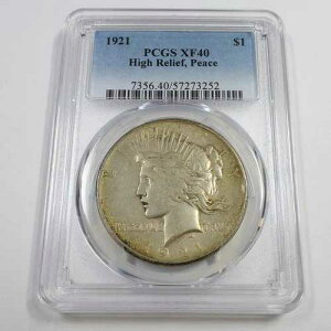 1921�N P PCGS XF40 - �����������s�[�X�_���[ 1�h���č��R�C�� #57116A