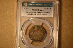 �N��s���i1652�N��-1674�N�j�̃Z���g�E�p�g���b�N�E�t�@�[�V���O - PCGS VG �ڍׁB�󏭓x6+