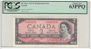 1954�N �J�i�_��s 2�h���������� *A/G0323276 - PCGS Choice 63 PPQ A19