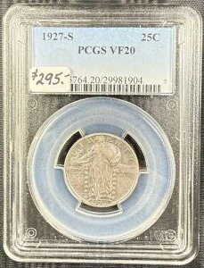 1927-S 25C PCGS VF20 Gen 5 �z���_�[