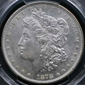 1878�N 7/8���H�� �ア PCGS MS63 �N���Ȕ��ƑN���ȑō� �D�ꂽ����