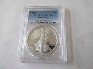 1992-S PCGS 1�h�� �V���o�[�C�[�O�� P70DCAM