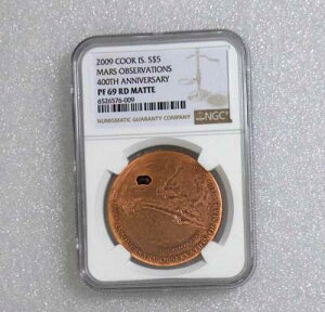 2009�N �N�b�N���� 5�h�� �ΐ�覐� NGC PF69 RD �}�b�g�V���o�[�R�C��/���