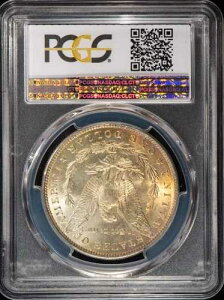 1887-P PCGS MS63 �V���o�[�h�� �g�[�����H �ψ�ȈÐF����W�F�܂ŋ��F�̗��n