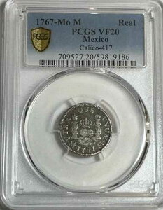 1767�N-Mo M �X�y�C���A���n 1���A�� ���L�V�R �s���[��� PCGS VF20