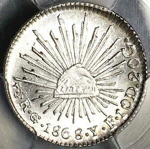 1868-Go PCGS MS 64 ���L�V�R 1/2 ���A�� �O�A�i�t�@�g �W�F���~���g �L���b�v���C�Y�R�C�� (25103002C)