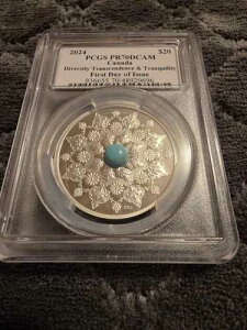 2024�N PCGS PR70DCAM FDI �J�i�_ �_�C�o�[�V�e�B �g�����Z���f���X �X�U���i�E�u�����g �T�C������