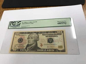 A&O-$10-2004A �O���[�h PCGS-superb GEM �V�i 68PPQ �A�M������s STAR NOTE