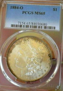 ���[�K�� �V���o�[�h�� 1884 O PCGS MS 65++++ �����X�^�[�p�X�e�����C���{�[ WOW �R�C��
