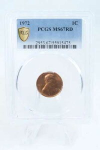 1972-P PCGS MS67RD �����J�[���L�O�Z���g �r�W�l�X�X�g���C�N 1C