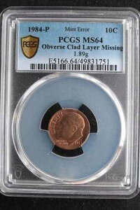 KAPPYSCOINS GH586 1984P �_�C���G���[ PCGS MS64 �\�ʃN���b�h�w����
