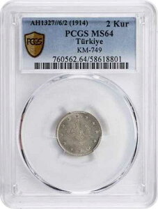�g���R - �I�X�}���鍑�A2 �N���V�� �X���^�� ���n���h V 1327/6/2 ( 15A ) PCGS MS 64�A��