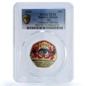 �\���������� 50�Z���g �I�[�E�F�� 1984�N �����b�L PL 70 PCGS ��S�� 2025
