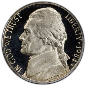 1984�N S �W�F�t�@�[�\�� �j�b�P�� 5�Z���g PCGS PR 69 DCAM �v���[�t ���ʎd�グ �f���炵��
