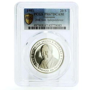 �^���U�j�A 20�V�����O �Ɨ��L�O �W�����E�X�E�j�G���� PR67 PCGS ��� 1981�N