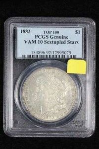 1883�N �����K���E�_���[ XF-45 PCGS ���� VAM-10 �Z�d�� �g�b�v100 3XO7