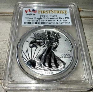 2019 W $1 �G���n���X�h Rev PR �V���o�[ �C�[�O�� PCGS PR70 - �v���C�h�E�I�u�E�c�[�E�l�C�V�����Y