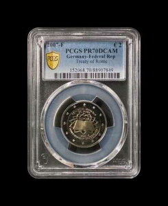 �h�C�c�B2007�N�A2���[���AF - PCGS PR70 - �g�b�v�|�b�v?? ���[�}���A�~�P�����W�F��