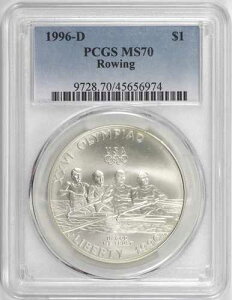 1996-D �A�g�����^�I�����s�b�N�{�[�g���Z�L�O��� $1 PCGS MS70 [BN974]