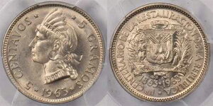 �h�~�j�J���a�� 1963�N 5�Z���^�[�{ PCGS MS 66 �C��100���N PC1428