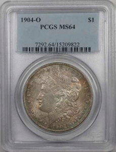 1904-O �����K�� �V���o�[ �_���[ 1 �h�� �R�C�� PCGS MS-64 (BR9 B �g�[��)