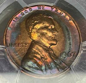 1967�N SMS �����J�[���L�O�Z���g PCGS SP 65 ���b�h�u���E�� �g���[�_�[ BAE