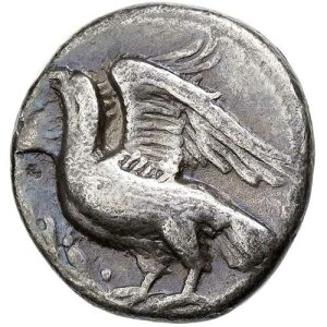 [#136807] Bruttium�A�m���X�Aca. 425-350 BC�A�N���g���A�V���o�[�AVF(20-25)�AHN �C�^���A:2