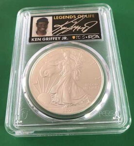 �P���E�O���t�B�[�E�W���j�A �I�[�g/�T�C������ 2021�N US �V���o�[�C�[�O�� T1 PSA/PCGS MS70 FS ���W�F���Y���C�t