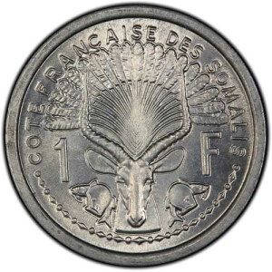 �t�����X�̃\�}�������h�F1949�N 1�t���� PCGS MS67 ? PCGS SOLE FINEST with WATERBUCK