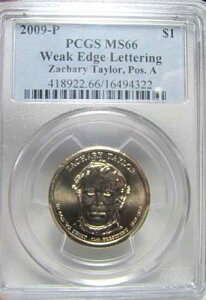 2009-P �U�J���[�E�e�C���[ �E�B�[�N�G�b�W���^�����O�G���[ PCGS MS66 POS A