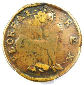 1670 �N�j���[�W���[�W�[�B�Z���g�p�g���b�N �t�@�[�V���O �R���j�A�� �R�C�� 1/4P - PCGS VF �ڍ�!