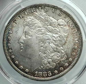 1883�N �A�����J���O�� �␻ �����K�� US�h���R�C�� �C�[�O�� PCGS MS i78881