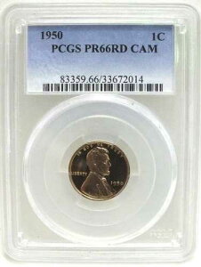 1950�N �����J�[�� �v���[�t �E�B�[�g �Z���g �y�j�[ PCGS PR66 RD CAM �F�� - AZ33