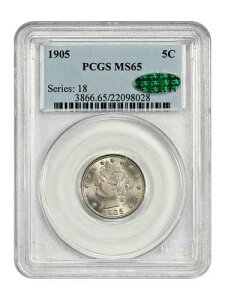 1905 5C PCGS/CAC MS65 - ���o�e�B�j�b�P��